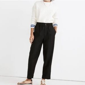 Madewell Tapered Huston Pull-On Crop 
Pants Sz medium MC989